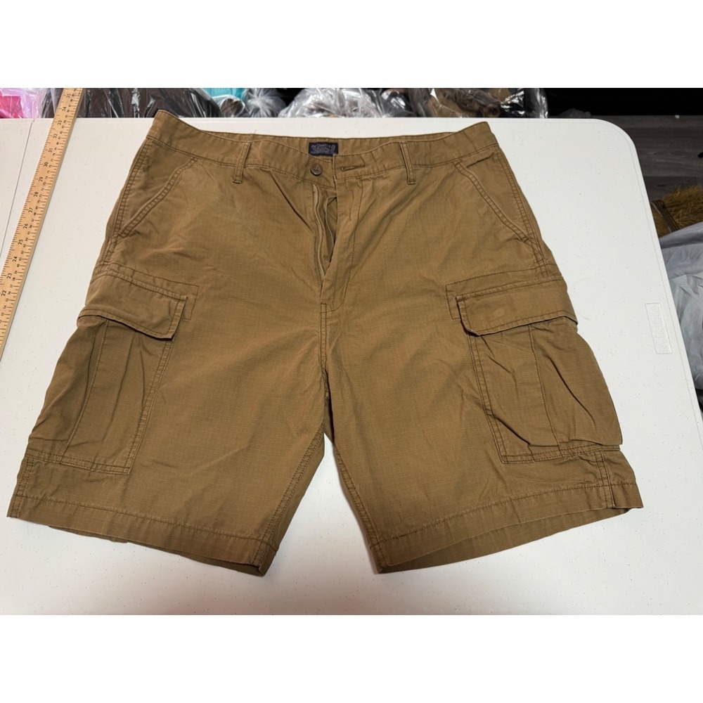 Levi Strauss Cargo Shorts Mens 38 Brown Utility Hiking Carpenter Casual k